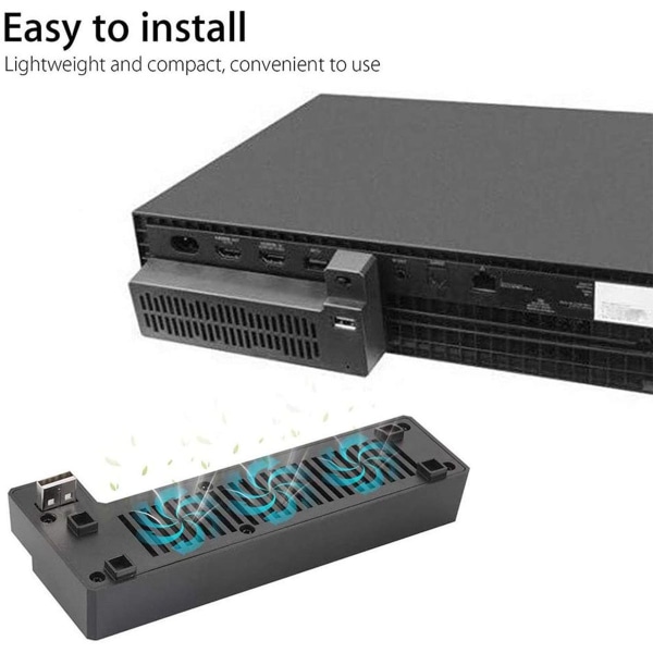 USB-tuuletin Xbox One X -konsolille, jäähdytyssysteemi 3 tuulettimella ja