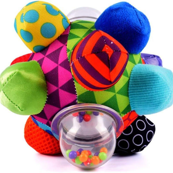 Baby Barn Rattla Utveckling Bumpy Ball Rattla Leksak Baby Hand Catch Sense Sen KLB