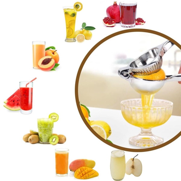 Zink Legering Manuel Juicer Orange Juicer RVS Farve KLB
