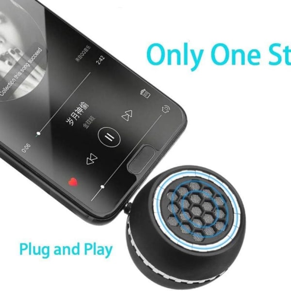 Mini bärbar högtalare, mobiltelefonhögtalare, line-in högtalare