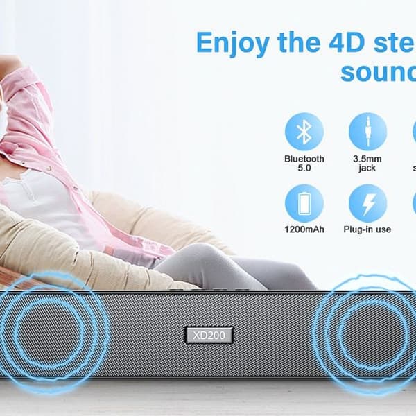 Työpöydän tietokonekaiuttimet Bluetooth 5.0 -yhteydellä, PC