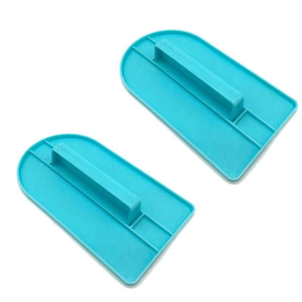 2 st Fondant Smoothing Tool Tårtdekorering Smoother Polisher Blå KLB