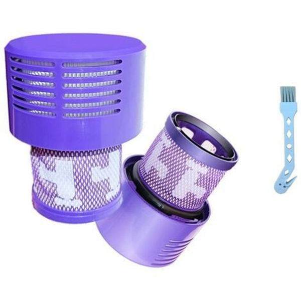 Pakke med 2 udskiftningsfiltre til støvsuger, kompatibel med Dyson Cyclone V10, reservedelsnummer