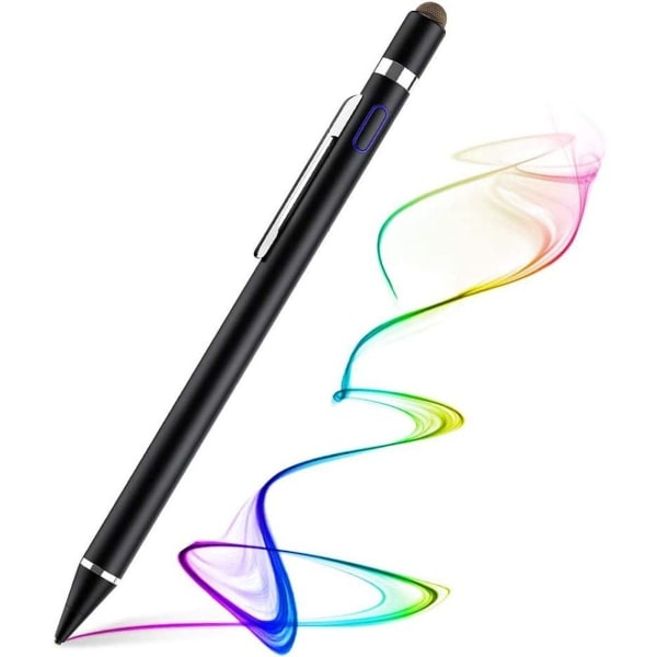 Active stylus-penna för alla pekskärmar, 1,45 mm tablettpenna med fin spets KLB