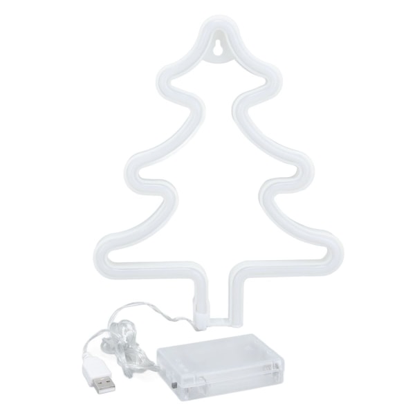 Neon Light Christmas Tree Vedenpitävä Paristokäyttöinen USB virtalähde KLB