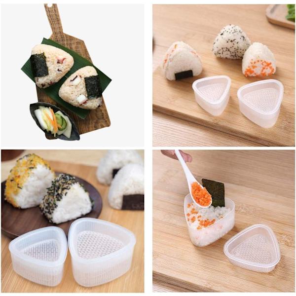 2 stk trekant sushiformer, DIY verktøy risform sushiform