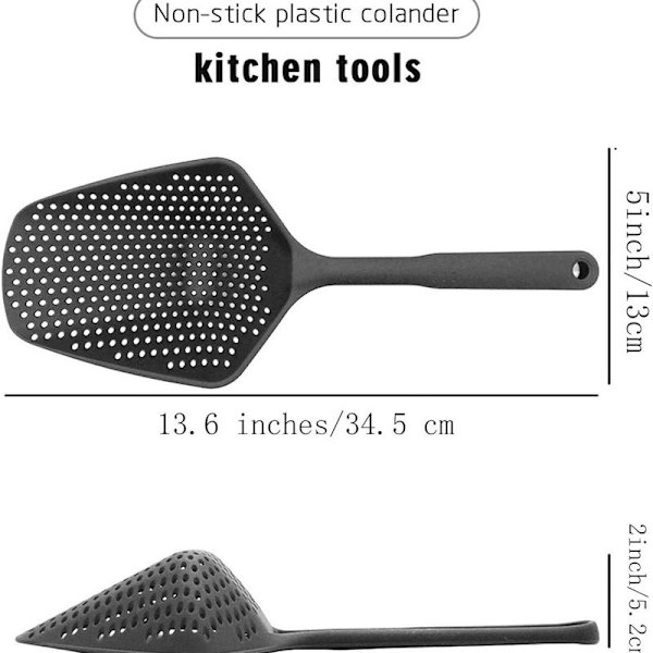 Sked si, stor, non-stick belagt plast, varmebestandig