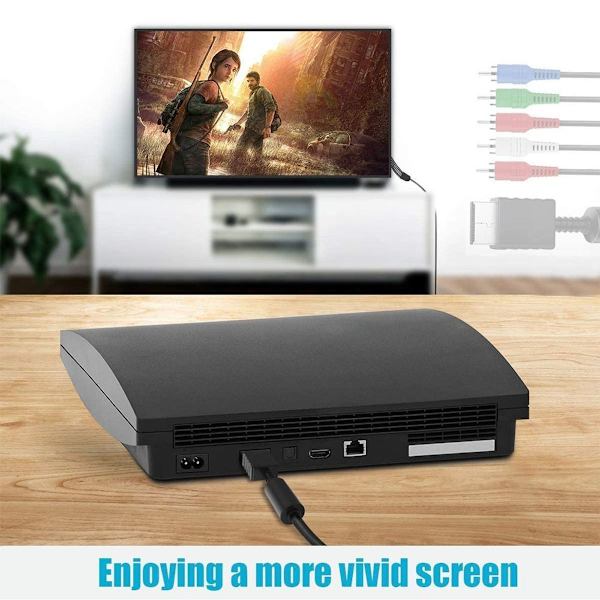 PS 2/3 Komponentikaapeli, 1.8M Tarkka HDTV Komponentti RCA Audio Video KLB