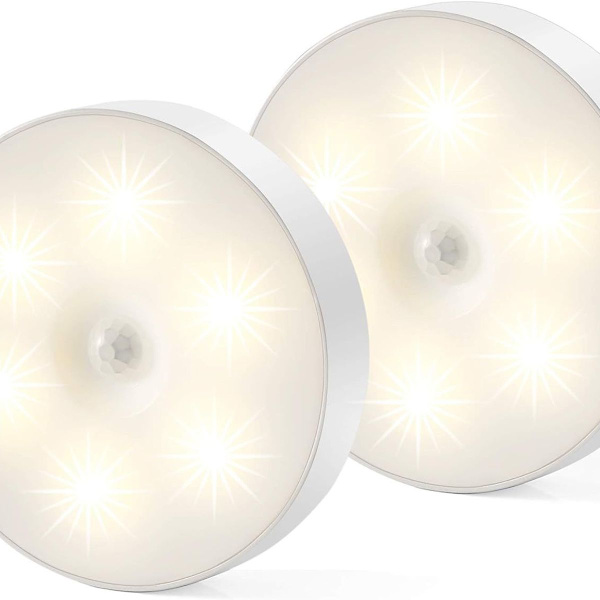 LED-nattlys, magnetisk innendørs bevegelsessensorlampe med gratis frakt KLB