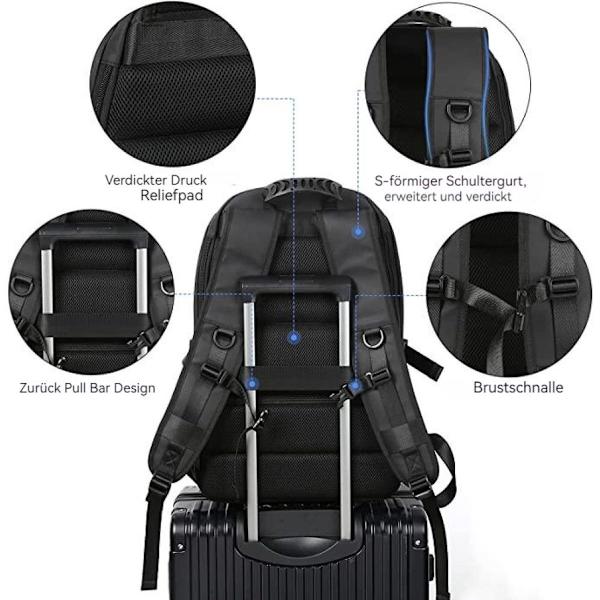 Ryggsäck handbagage laptop ryggsäck laptopväska reseryggsäck KLB