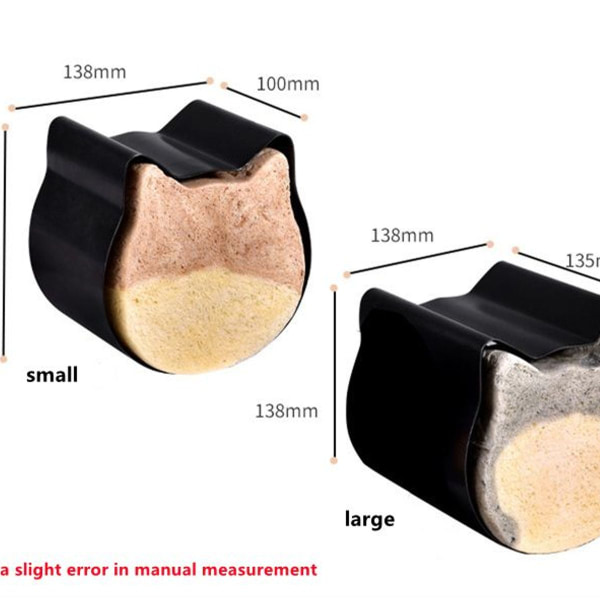 Katteformet kageform, kattebrødform, non-stick bageform, stor KLB