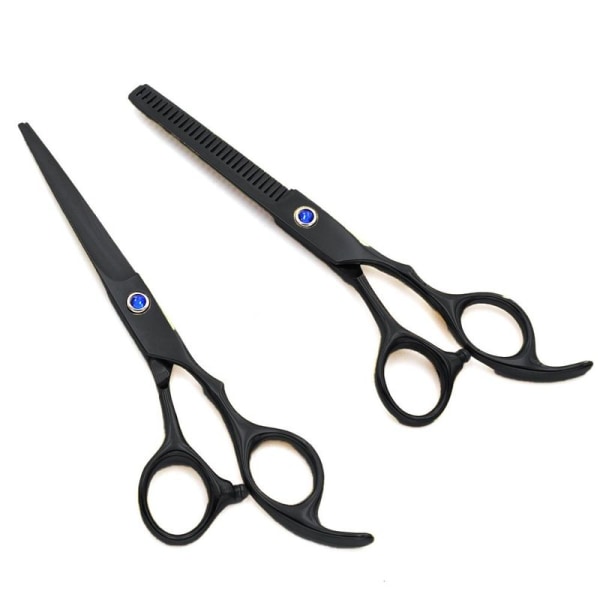 Hiustenleikkurit Set Professional Hairdressing Scissors Hiustenleikkaus Musta