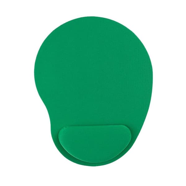 Kontormusematte med gelhåndleddsbeskyttelse. Spillmusematte. Blå
