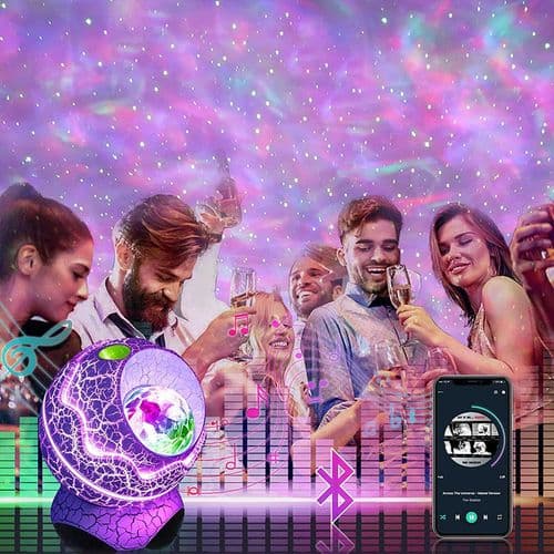 Stjärnprojektor, Rossetta Galaxy Projektor för Sovrum, Fjärrkontroll