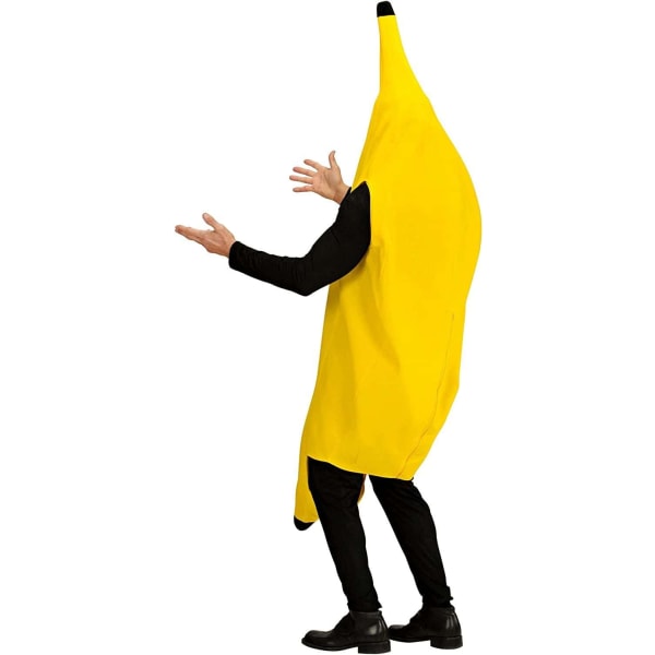 1 stk Banan Komplett Kostyme for Voksne, Fest og Karneval, Leken 771, 11001326, Multifarget, L