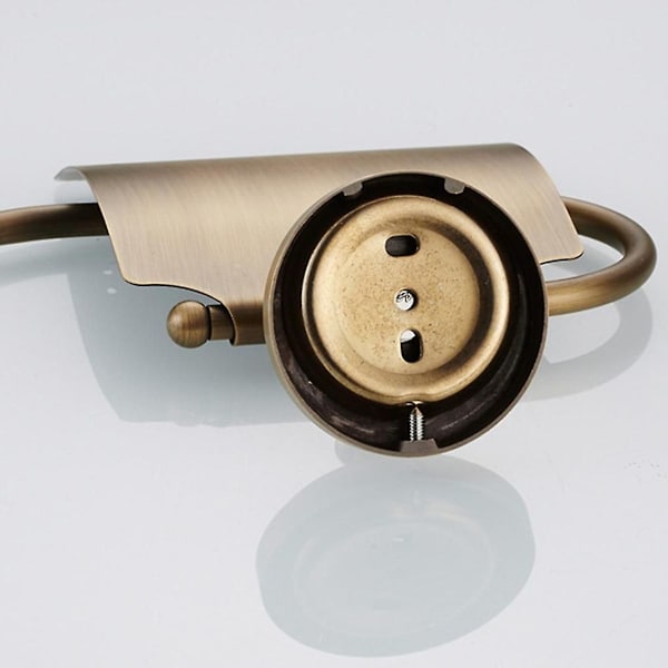 Halvlukket toiletrulleholder