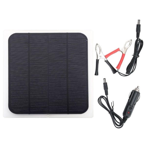 5W 12V Multifunktionell Solpanel Utomhus Mobil Strömförsörjning för KLB