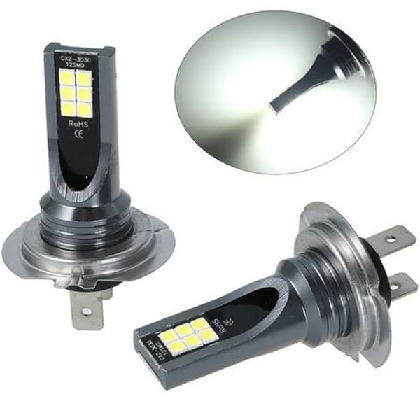 Specifika glödlampor H7 Bil LED Dimljus 200W Strålkastare Lampor Kit 6000K Vit