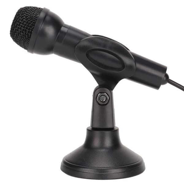 KLB kablet, støyreduserende 3,5-kanals karaoke-mikrofon