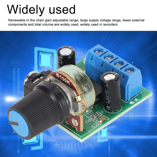 5PCS LM386 Förstärkarkort Mini 0,5W till 10W Högtalare KLB