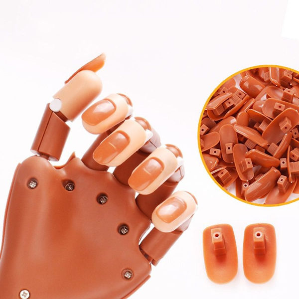 Øvemodel negletræningsøvelseshænder/fingre til manicure håndmodel KLB