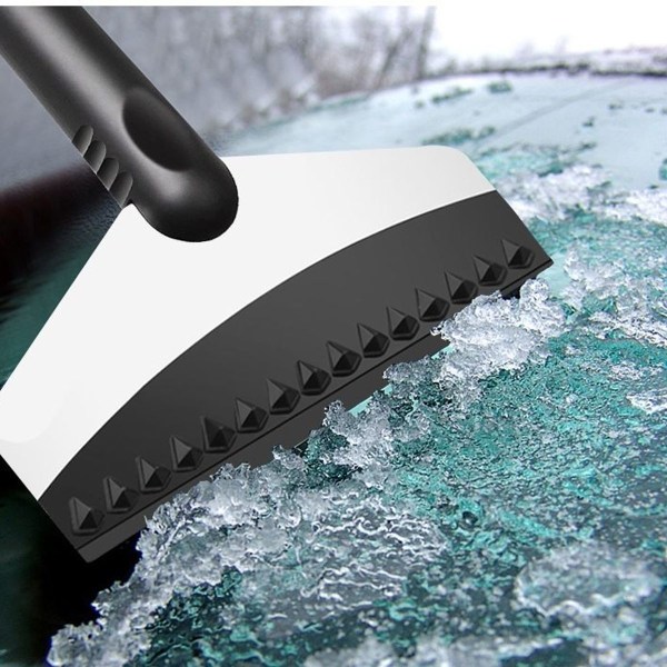 Snøskuffe i rustfritt stål for fjerning av snø fra bil, avriming og isfjerning