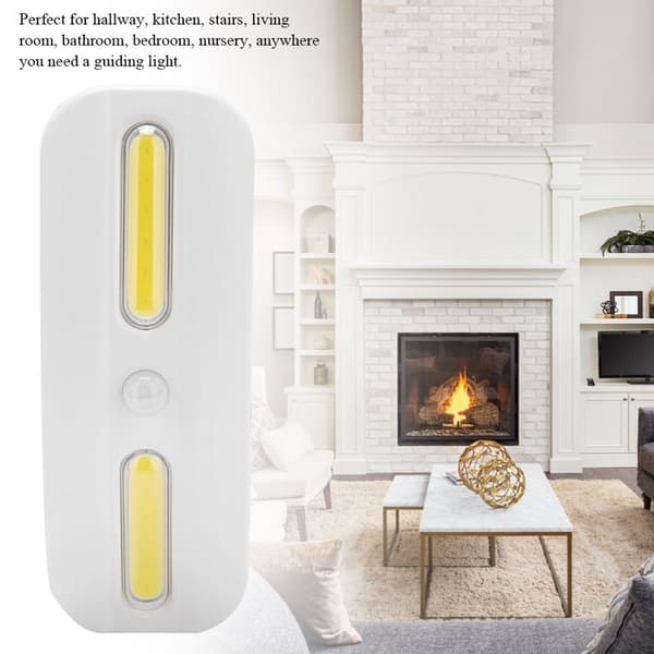 2-pack LED-nattlampa med rörelsesensor för KLB