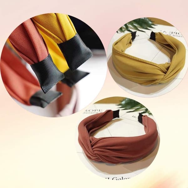 4 pannebånd for kvinner, bohemske retro-stil elastiske pannebånd