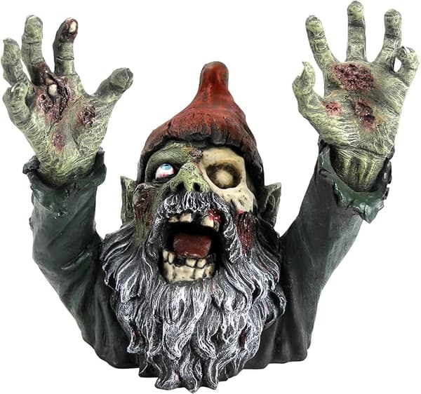 Zombie Garden Graveyard Staty, Gotisk Dekoration, Dvärg Zombie