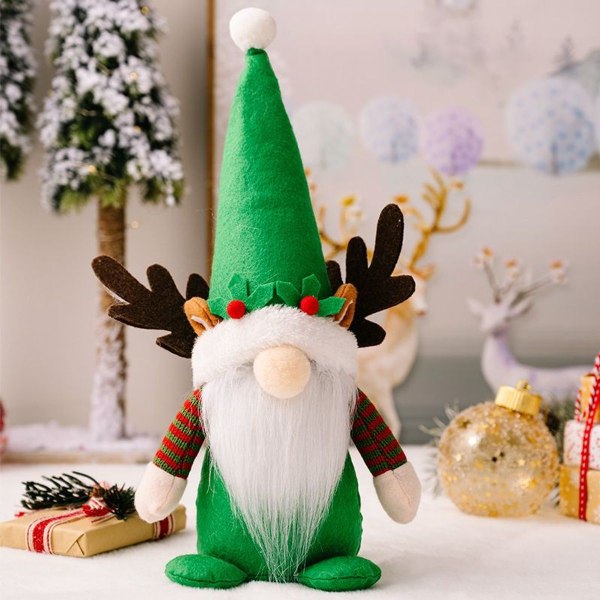 Plysch Jul Gnomes Plysch Elf Dockor Prydnader Jul Stil 2 KLB