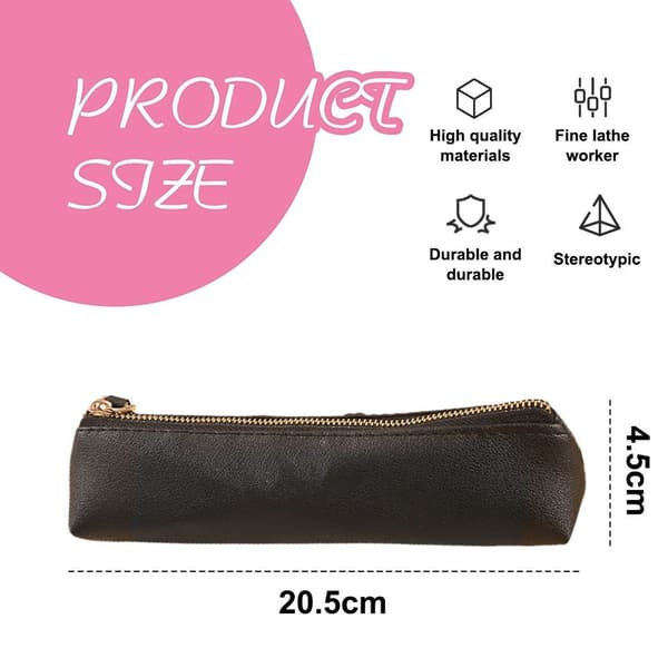 Pencil case, kosmetikpung, penneetui, sort KLB