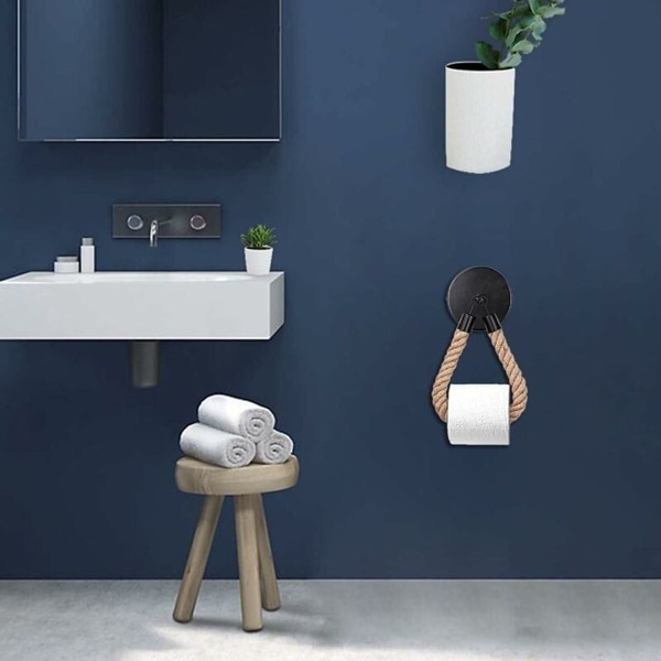 Toiletpapirholder, toiletpapirholder med telefonhylde, 304 rustfrit stål, vægbeslag
