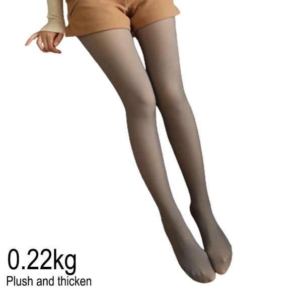 Women's Transparent Warm Velvet Thickened Tights 220g KLB