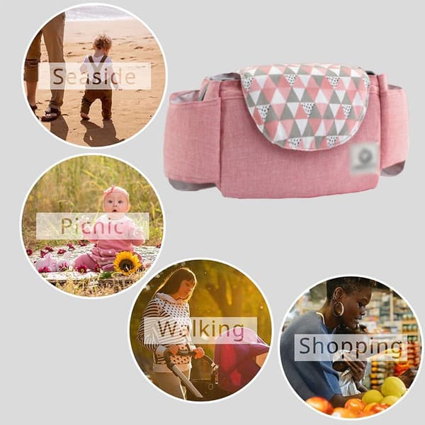 Barnevogn Organizer, Universal Barnevogn Oppbevaringspose med Style6 KLB