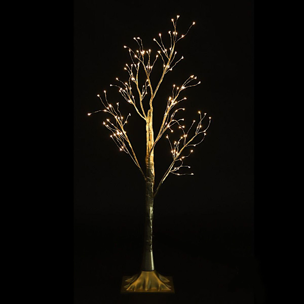 Vandtæt LED Blomster Mini Trælampe Hjemmefest Dekoration KLB