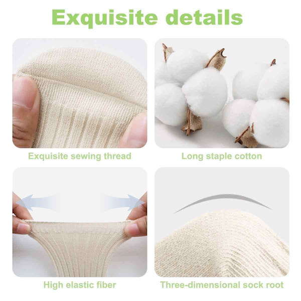 Set med grå, gröna och bruna höststrumpor för bebisar, andningsbara, XL KLB