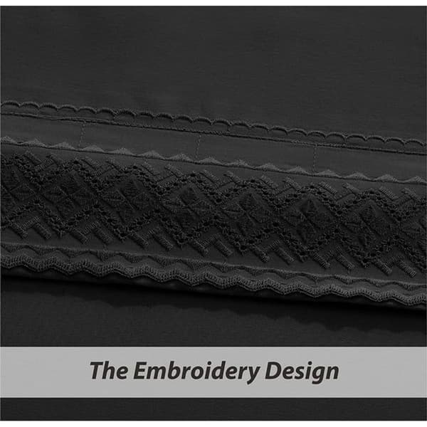 Piece Embroidery Deep Pocket Fitted Sheet Set – Ultra KLB