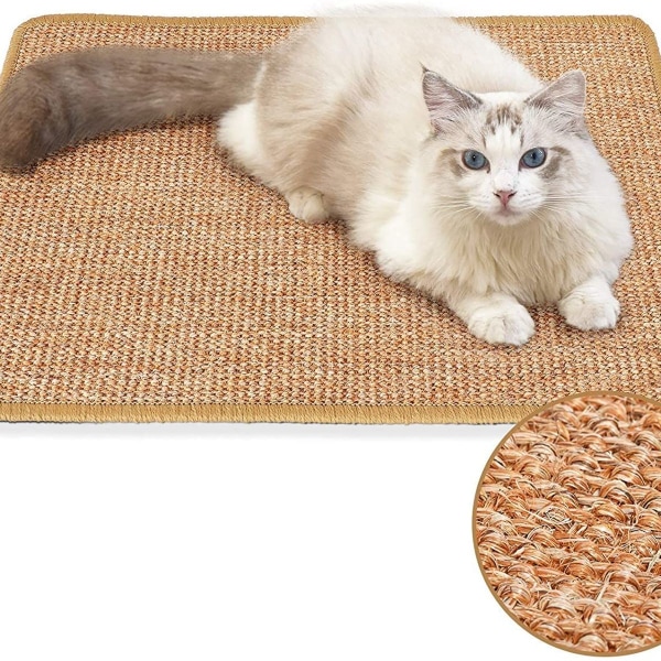 Luonnollinen sisal-kissan raapimismatto suojaa mattoja