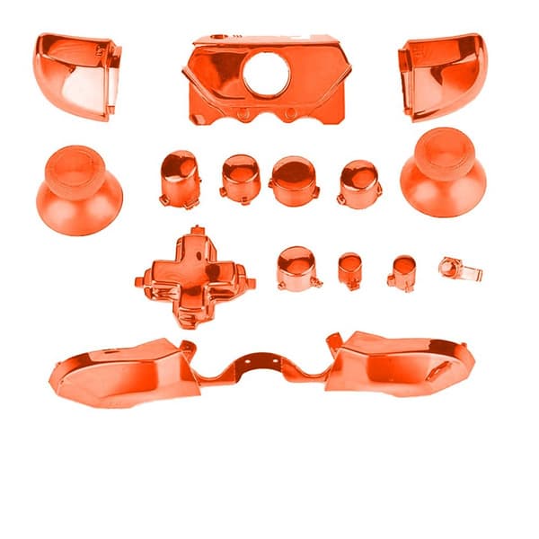 Komplett knappset för Xbox One / Elite-kontroller (3,5 mm orange KLB