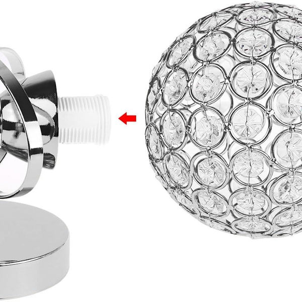 Moderne krystall pendel vegglampe soverom gjeng stue vegglampe KLB