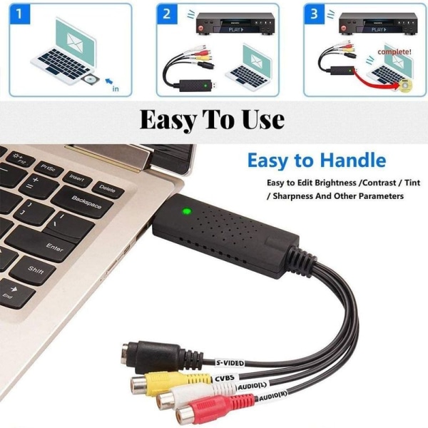 USB 2.0 -ääni- ja videomuunnin, VHS-digitointi ja videonmuokkaus, video