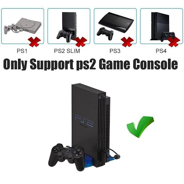 PS2 til HDMI Audio Video Konverter Adapter PS2 til HDMI Konverter Adapter med 3,5 mm