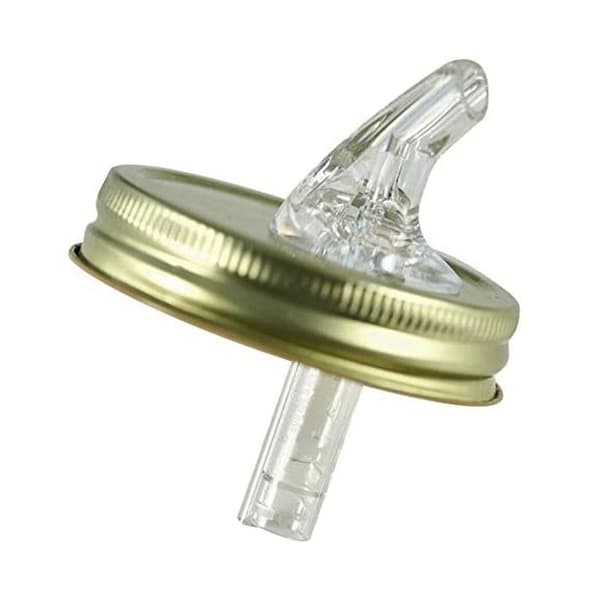 Fri flödande Mason Jar Pourer i guld