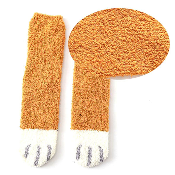 Kvinde Vinter Varme Bløde Hyggelige Fluffy Sokker Style 1 KLB
