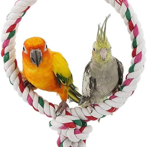 Parrot Swing Tau Leke Fuglebur Dekorasjon Fugl Parrot Ring KLB