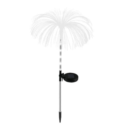 Sæt med 2 x Solcellelamper i Palm-stil