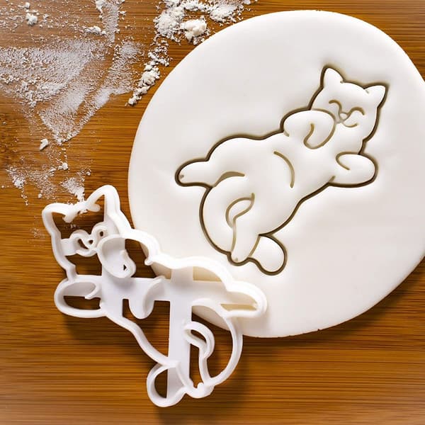Kattkakor, 3D-kattkakor för barn, Kitty Butt Shape1 KLB