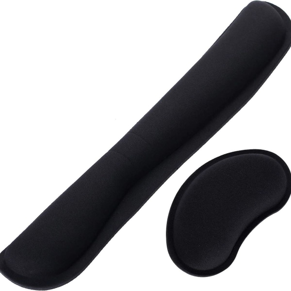 Handledsstöd set för tangentbord och mus. Handledsstöd med minne KLB
