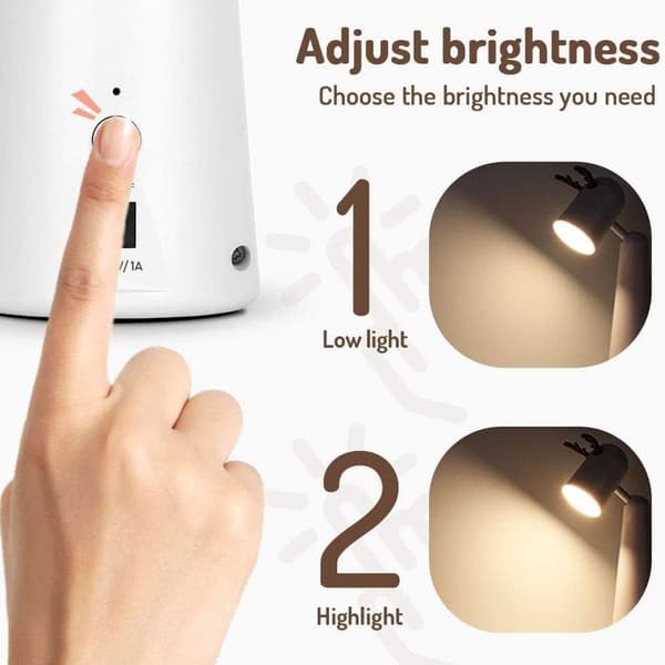 Sengelampe, LED-bordlampe, børnenatlys KLB
