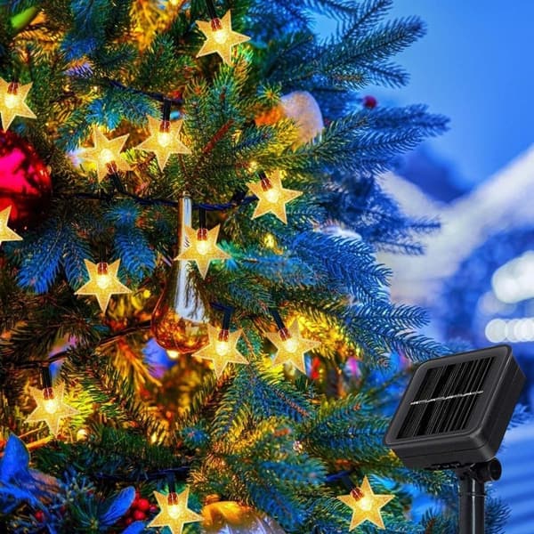 Utomhus solcellslampor 7m 50 LED 10m 100 LED KLB